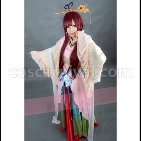 Magi Ren Kougyoku Cosplay Costume coscarnival - Side Profile