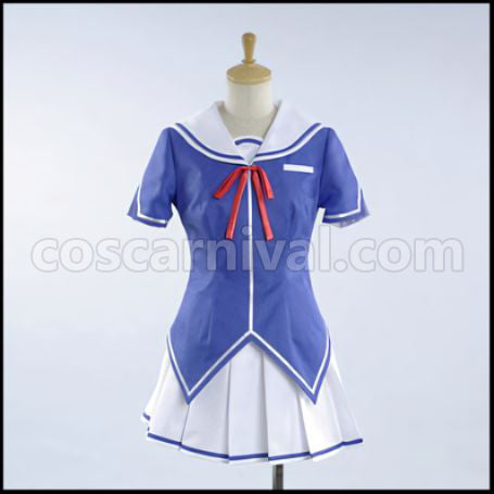 My Girlfriend and Childhood Friend Fight Too Much Masuzu Natsukawa Cosplay Costume coscarnival - Front View