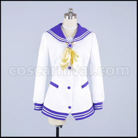 Hyperdimension Neptunia Nepgear Cosplay Costume coscarnival - Front View