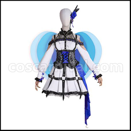 Hatsune Miku: Colorful Stage! Mafuyu Asahina Cosplay Costume coscarnival - Front View