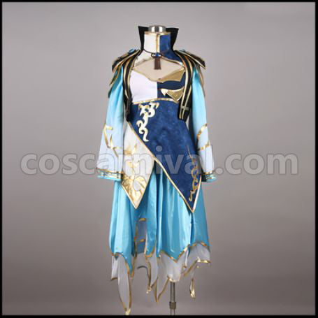 Samurai Warriors 3 Z Wang Yuanji Cosplay Costume coscarnival - Front View