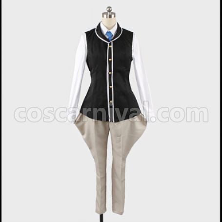 Kamigami no Asobi Totsuka Tsukito Japanese Mythology's Moon God Uniform Cosplay Costume coscarnival - Back View