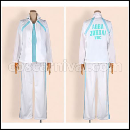 Haikyuu!! Aoba Johsai High School Volleyball Team Tooru Oikawa Uniform Cosplay Costume coscarnival - Front View