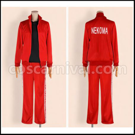 Haikyuu!! Nekoma High School Volleyball Club Kenma Kozume Sportswear Cosplay Costume coscarnival - Front View