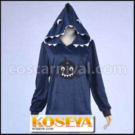 Free! Rin Matsuoka Shark Pattern Cosplay Costume coscarnival - Front View