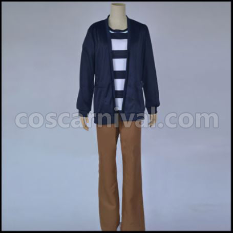 Free! Makoto Tachibana Casual Clothes Cosplay Costume coscarnival - Front View