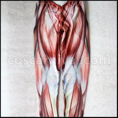 Attack on Titan Colossal Titan Stockings Cosplay Costume coscarnival - Back View