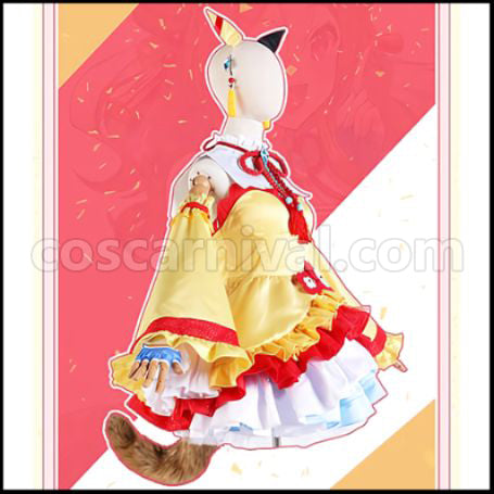 Uma Musume Pretty Derby Copano Ricky Cosplay Costume coscarnival - Back View