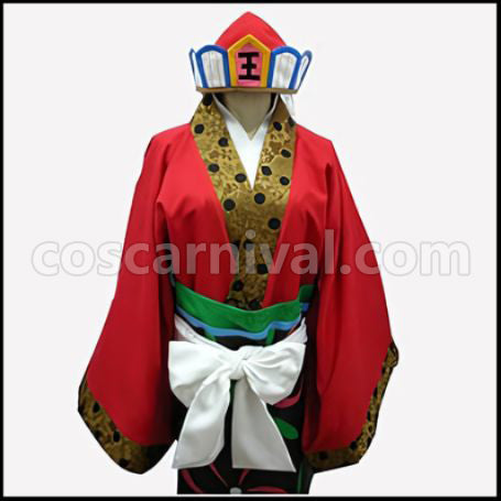 Hozuki's Coolheadedness King Enma Cosplay Costume coscarnival - Detail Close-up