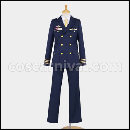 Uta no Prince-sama Shining Airlines Rookie Pilot Cosplay Costume Shining AirlinesVer.R PrinceVer.R coscarnival - Back View