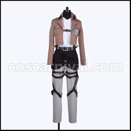 Attack on Titan Scout Regiment Annie Leonhart Cosplay Costume coscarnival - Front View