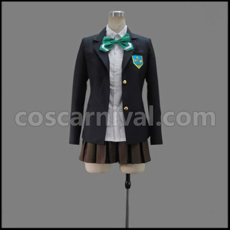 Free! Haruka Nanase Gender Swap Female Version Cosplay Costume coscarnival - Front View