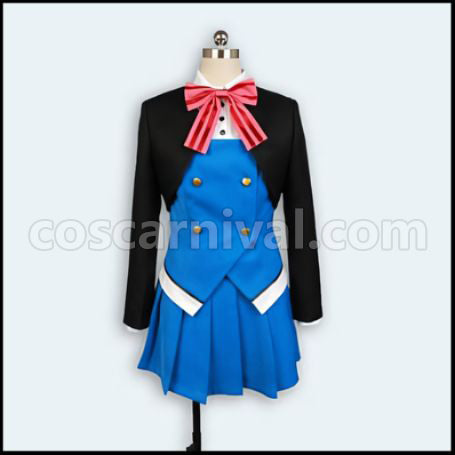 Kin-iro Mosaic Shinobu Omiya Cosplay Costume coscarnival - Front View
