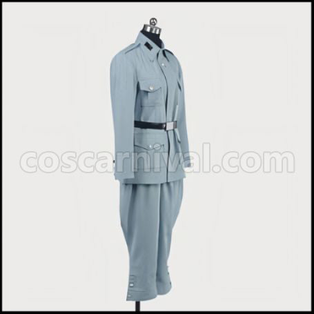 Axis Powers Hetalia Finland Military Uniform Cosplay Costume coscarnival - Back View