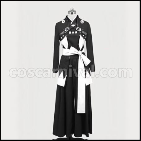 Hakuoki 2010 Calendar Saito Hajime Black Cosplay Costume coscarnival - Front View