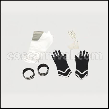 Hakuoki 2010 Calendar Saito Hajime Black Cosplay Costume coscarnival - Detail Close-up