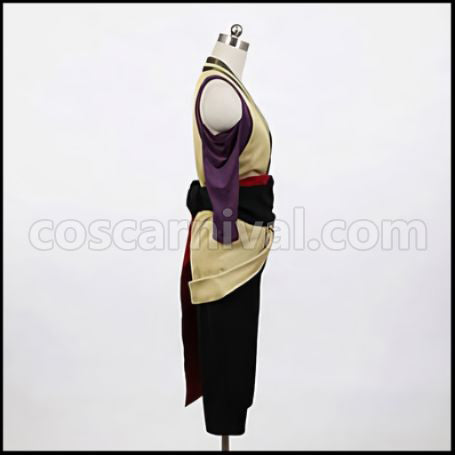 Hakuoki: Demon of the Fleeting Blossom Heisuke Todo Cosplay Costume coscarnival - Back View