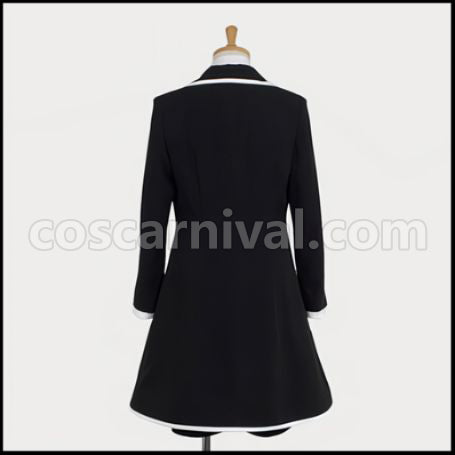 Black Butler Ciel Phantomhive Black Cosplay Costume coscarnival - Back View