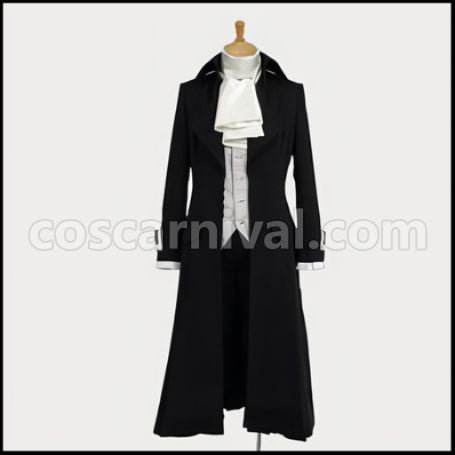 Black Butler Sebastian Episode 16 Outfit Cosplay Costume coscarnival - Front View