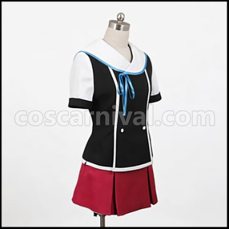 Dream Eater Merry Isana Tachibana Brave Fish Cosplay Costume coscarnival - Side Profile