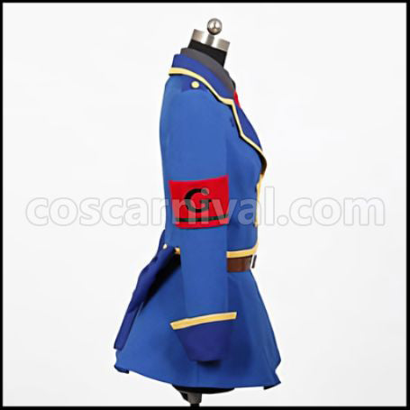 Detective Opera Milky Holmes Akechi Kokoro Cosplay Costume coscarnival - Back View