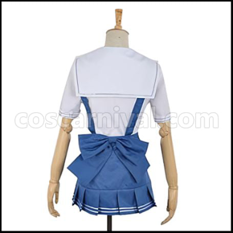 Love Live! School Idol Festival Marine Edition UR Rin Hoshizora Cosplay Costume coscarnival - Back View