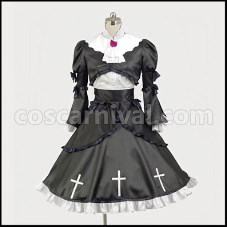 My Little Sister Can't Be This Cute Kuroneko Gothic Dress Cosplay Costume coscarnival - Front View