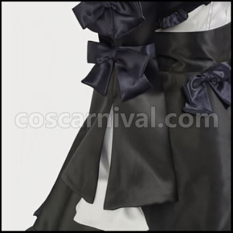 My Little Sister Can't Be This Cute Kuroneko Gothic Dress Cosplay Costume coscarnival - Hem Detail