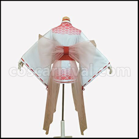 Hozuki's Coolheadedness Goldfish Plant Kimono Anthropomorphized Cosplay Costume coscarnival - Back View