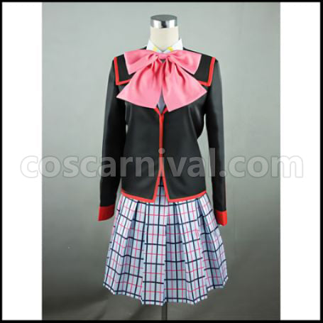Little Busters! Rin Natsume Cosplay Costume coscarnival - Front View