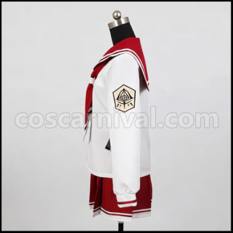 Aria the Scarlet Ammo Aria H. Kanzaki Cosplay Costume coscarnival - Back View