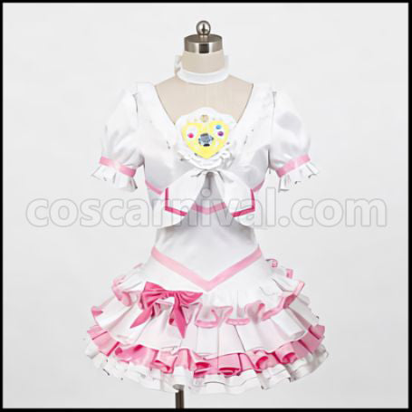 Suite PreCure Kanade Minamino / Cure Rhythm Cosplay Costume coscarnival - Front View