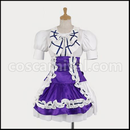 Macross F Sheryl Nome Gemini Formal Dress Cosplay Costume coscarnival - Front View