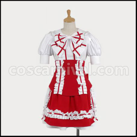 Macross F Gemini Constellation Formal Dress Ranka Lee Cosplay Costume coscarnival - Front View