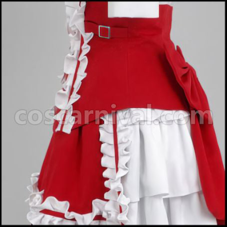 Macross F Gemini Constellation Formal Dress Ranka Lee Cosplay Costume coscarnival - Hem Detail
