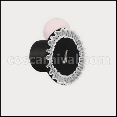 Macross Frontier the Movie The False Songstress Black Cosplay Costume coscarnival - Cuff Style