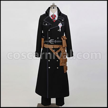 Blue Exorcist Okumura Yukio Cosplay Costume coscarnival - Front View