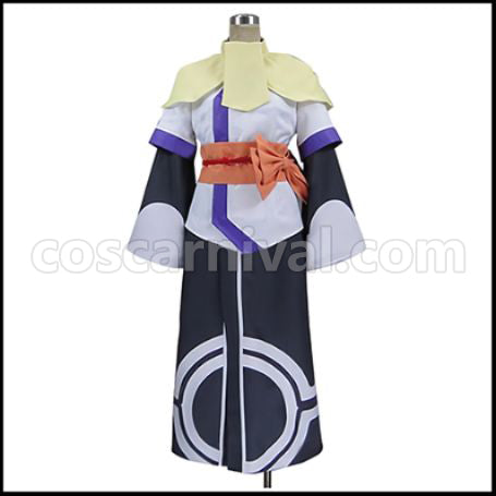 Utawarerumono Itsuwari no Kamen Kuon Cosplay Costume coscarnival - Front View