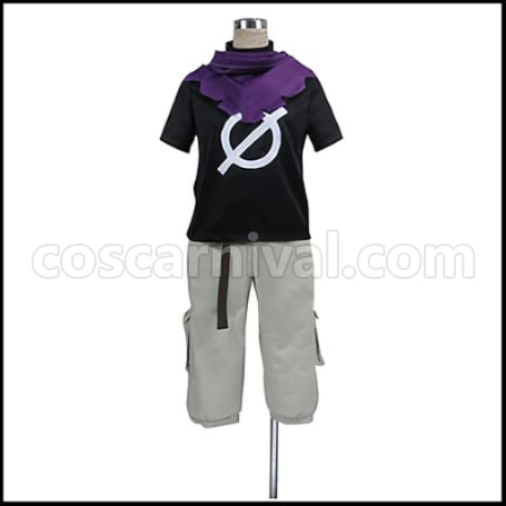 Twin Star Exorcists Ikaruga Shimon Cosplay Costume coscarnival - Front View