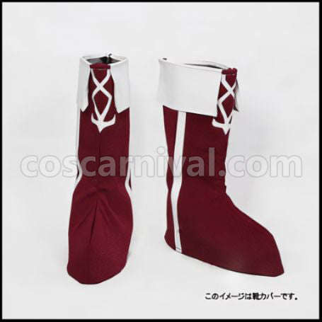 Mahou Shoujo Madoka Magica Sakura Kyouko Costume + Wig + Boots 3-Piece Set by coscarnival - Detail Close-up