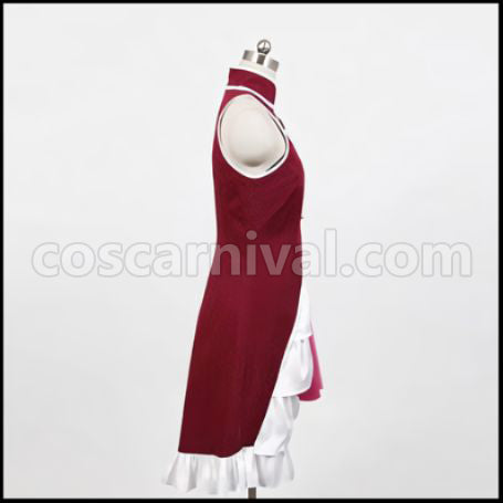 Mahou Shoujo Madoka Magica Sakura Kyouko Costume + Wig + Boots 3-Piece Set by coscarnival - Cuff Style