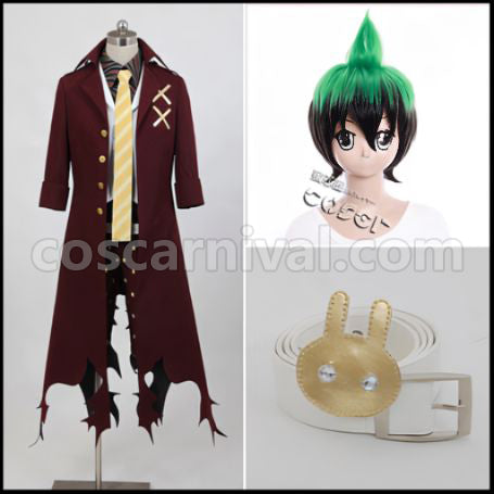 Blue Exorcist Amaimon Costume + Wig 2-Piece Set coscarnival - Front View