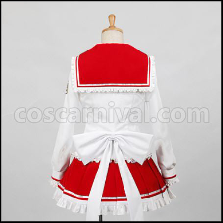 Aria the Scarlet Ammo Riko Mine Costume + Shoes 2 Piece Set coscarnival - Color and Pattern