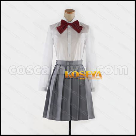 Parasyte: The Maxim Satomi Murano Nishifukayama High Cosplay Costume coscarnival - Back View