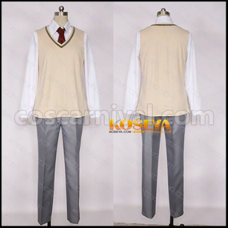 Parasyte: The Maxim Shinichi Izumi Nishifukayama High Cosplay Costume coscarnival - Back View