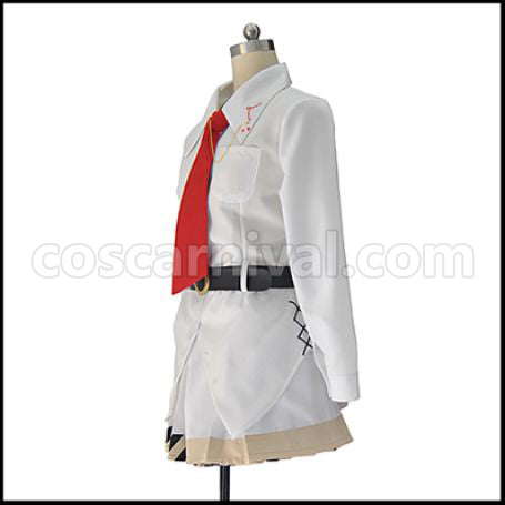 Tsukiuta. Goddess Candidate Seleas August Motomiya Matsuri Uniform Cosplay Costume coscarnival - Back View