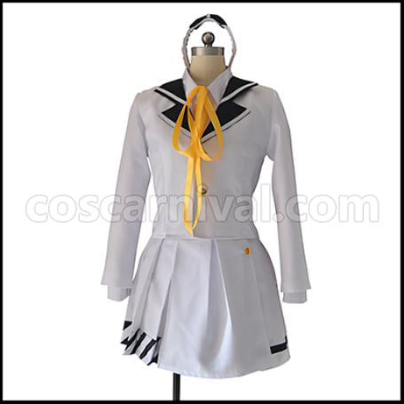 Tsukiuta. Goddess Candidate Seleas November Tendouin Tsubaki Uniform Cosplay Costume coscarnival - Front View