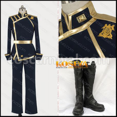 07-GHOST Mikage Teito Costume + Shoes Set coscarnival - Front View