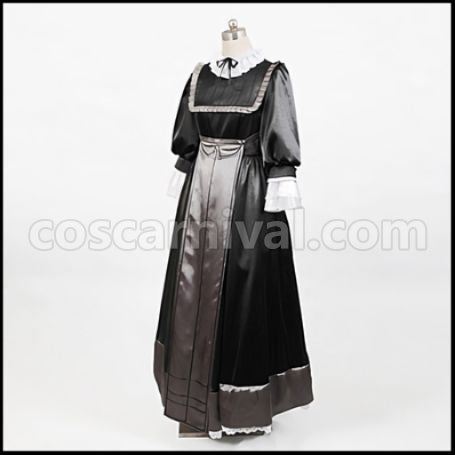 GOSICK Gothic Victorique de Blois Costume + Wig + Boots Three Piece Set coscarnival - Hem Detail