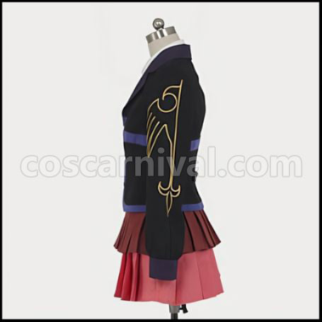 Umineko When They Cry Ushiromiya Shizuka Outfit + Wig 2-Piece Set coscarnival - Cuff Style